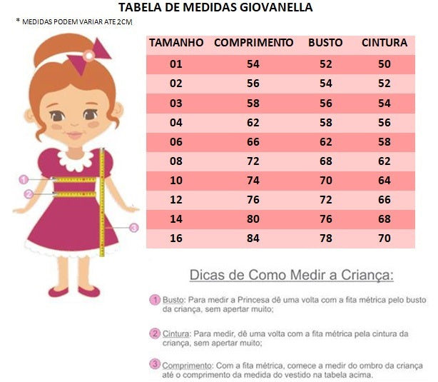 Vestido Infantil Jardim das Borboletas Rosa e Azul sem Manga