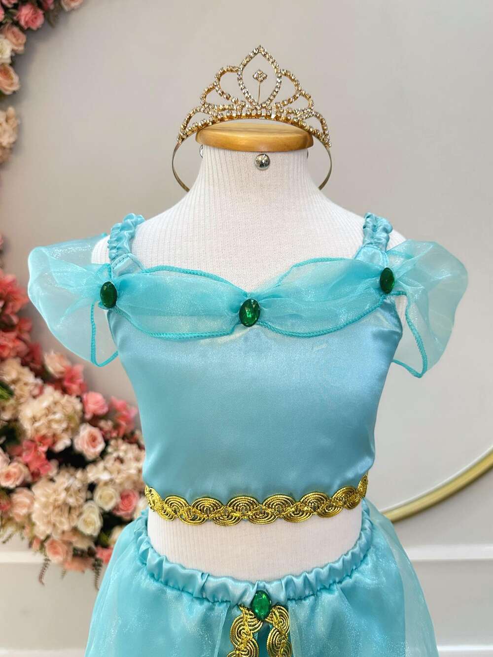 Fantasia Infantil Princesa Jasmine Luxo