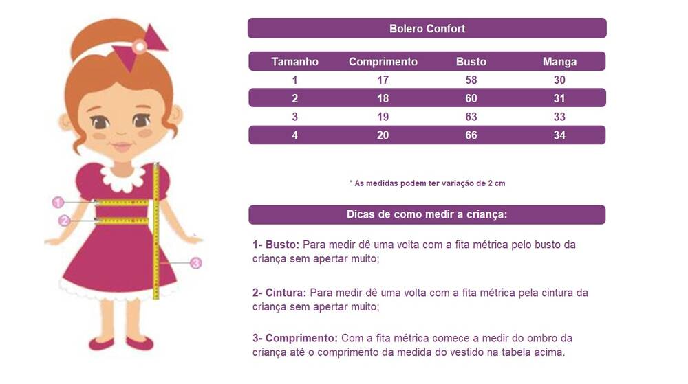 Bolero Infantil de Pelúcia Plush Marfim Sem Botão Confort