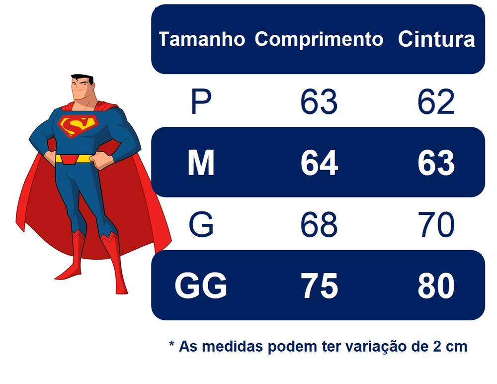 Fantasia Infantil Super Homem com Capa