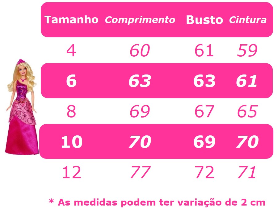 Vestido Infantil Barbie Pink Busto Paetê e Broche de Lacinho