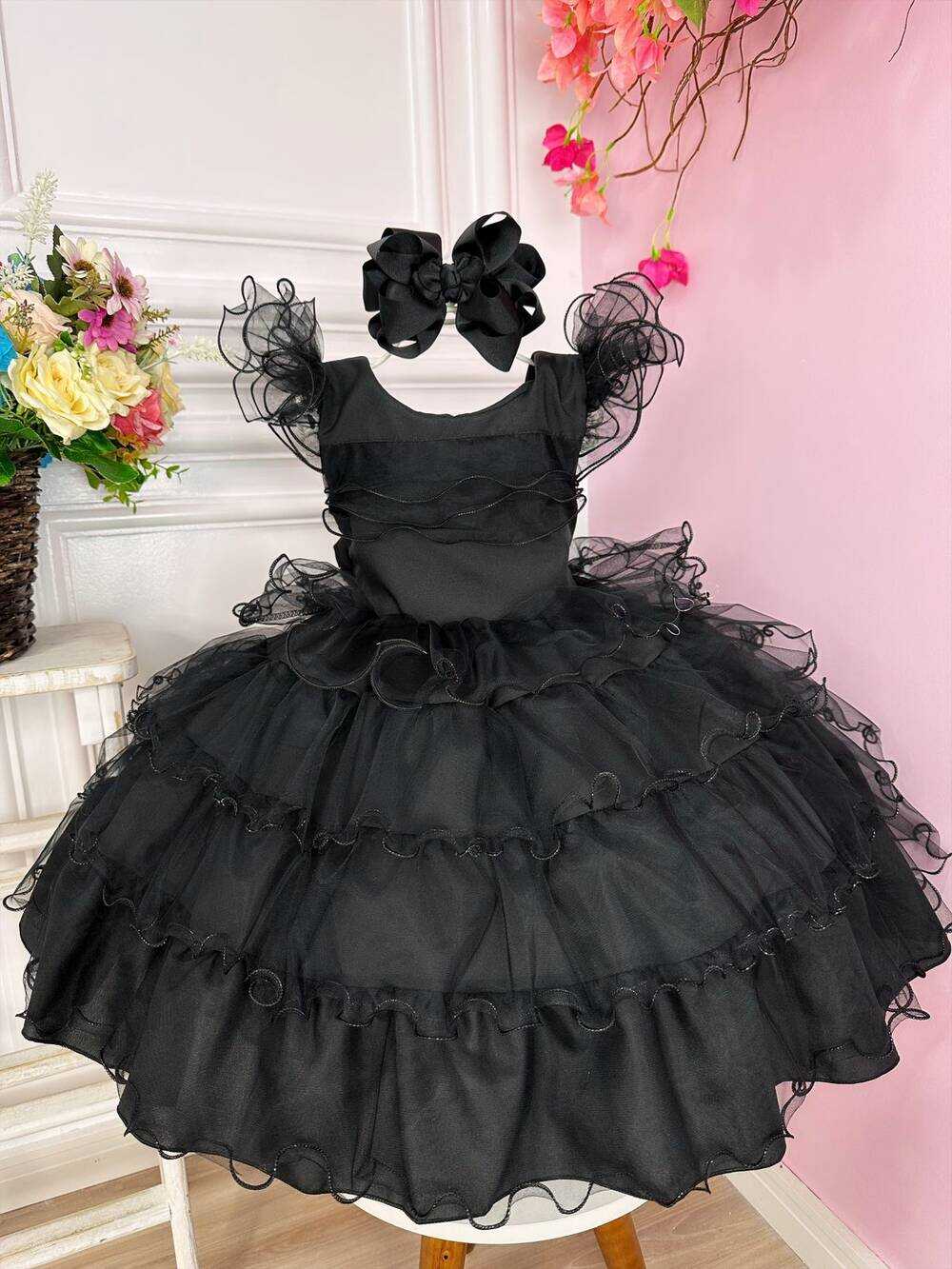 Vestidos da Wandinha