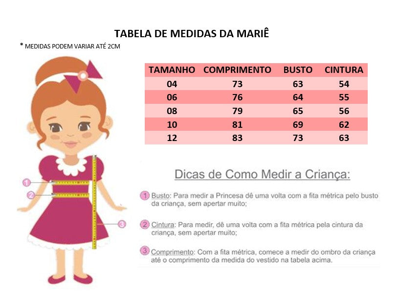 Vestido Infantil Marsala C/ Renda e Broche de Flor e Pérola