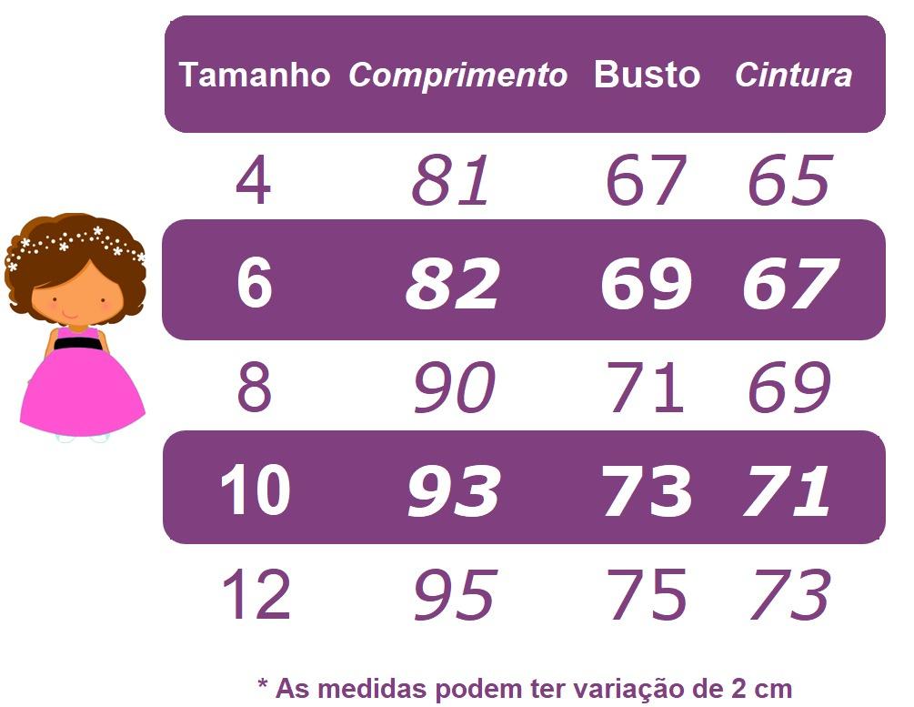 Vestido Infantil Rose Saia Off C/ Renda e Aplique Flores