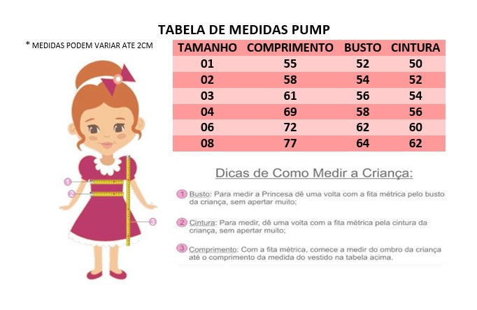 Vestido Infantil Rosa Circo Corações Laço Pink Super Luxo