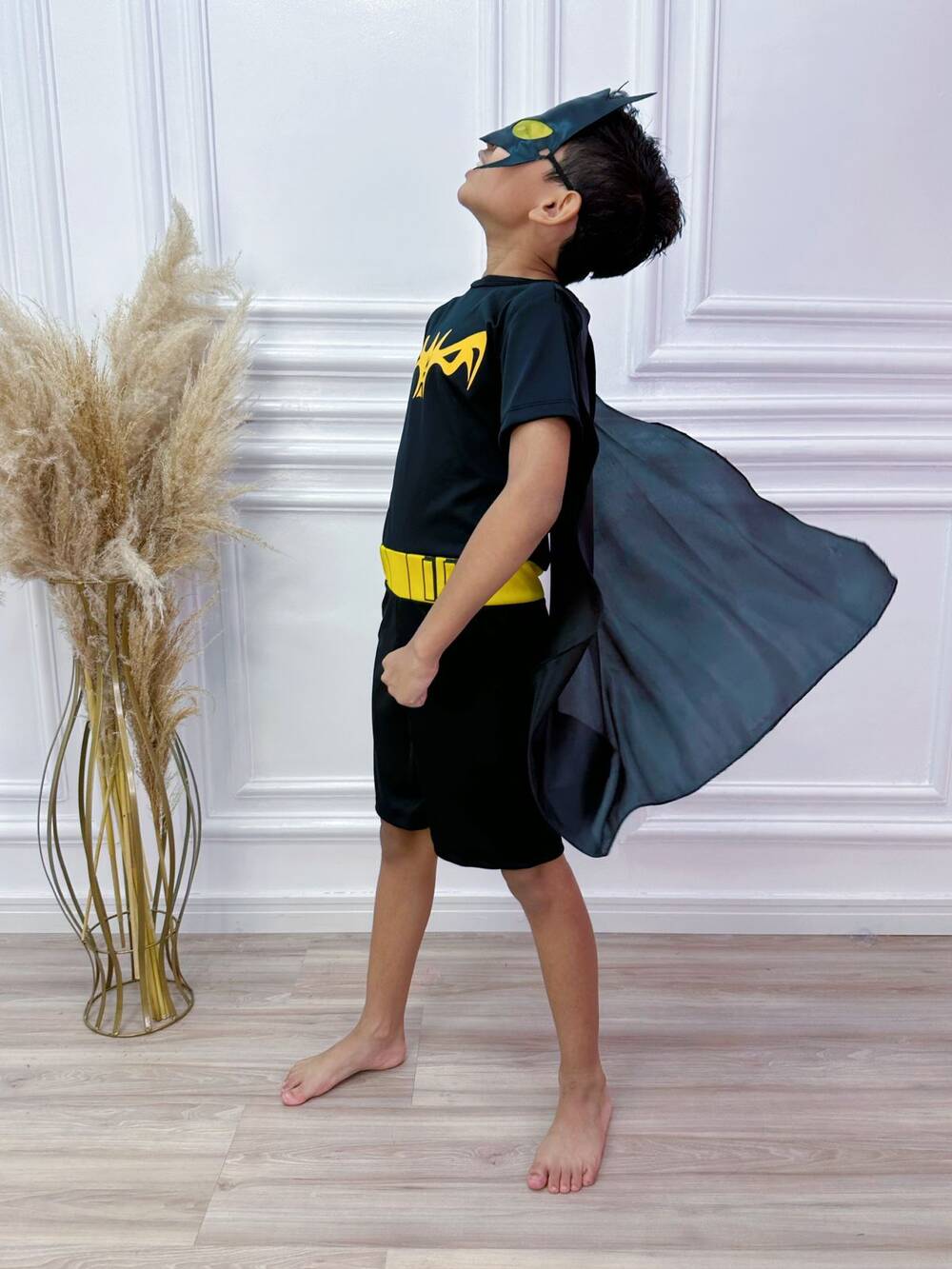 Fantasia Infantil Batman com Mascara Festa