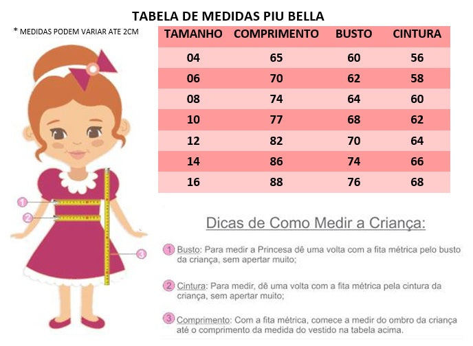 Vestido Infantil Azul C/ Renda Cinto Pérolas Luxo Batizado