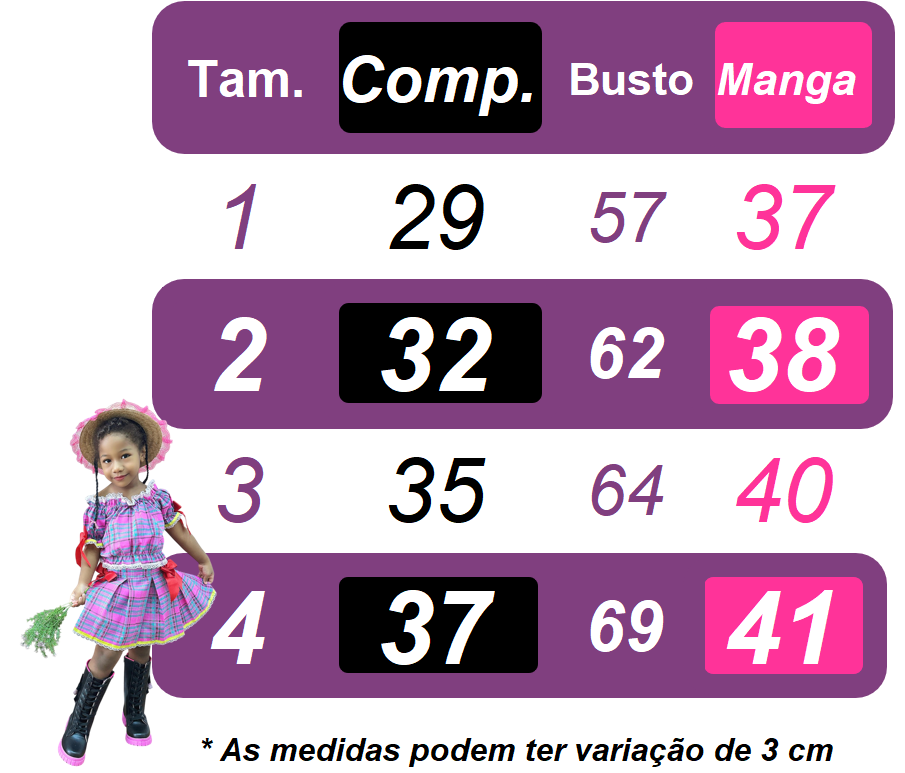 Camisa Meninas Junino Caipira Branca Com Xadrez Azul