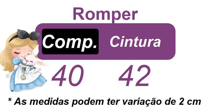 Romper Alice no Pais das Maravilhas Azul Glitter Festas Luxo