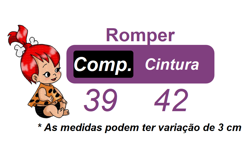 Romper Pedrita Flintstone Laranja Glitter Festas Luxo