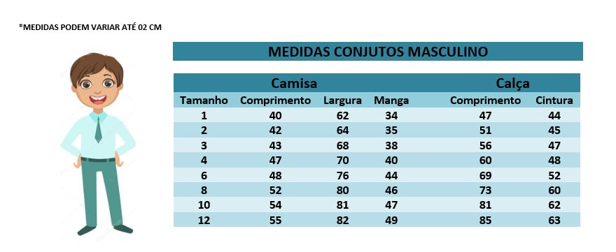 Conjunto Social Camisa Azul Marinho e Calça Sarja Caqui