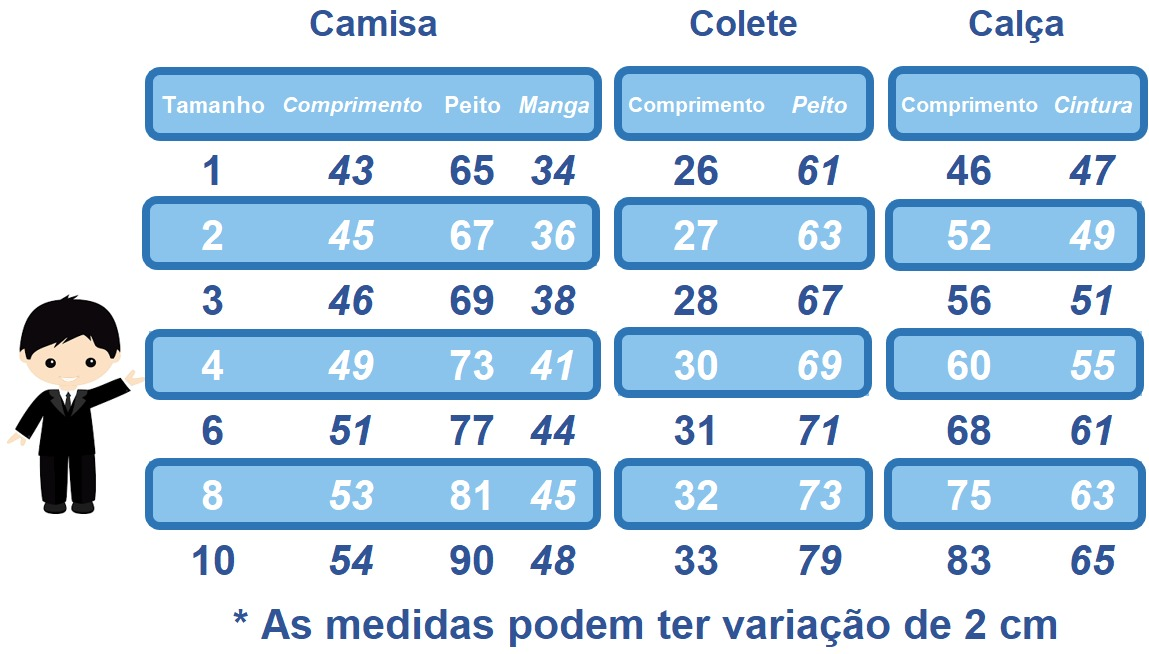 Conjunto Social Camisa Calça Gravata Preto e Colete Cinza