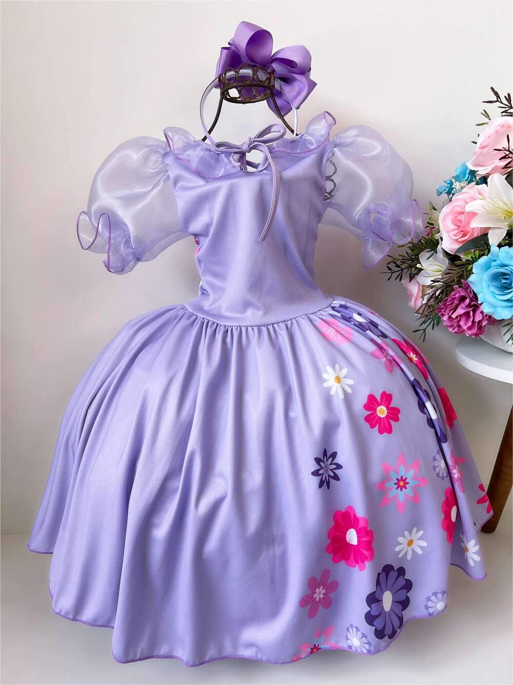 Vestido Infantil Isabela Encanto Festas Princesas