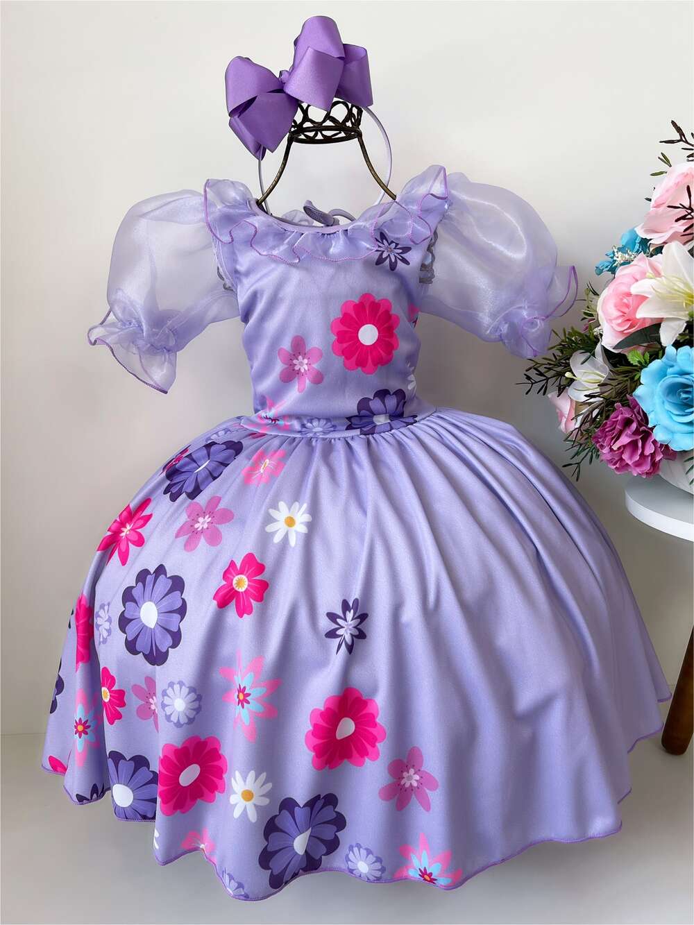 Vestido Infantil Isabela Encanto Festas Princesas