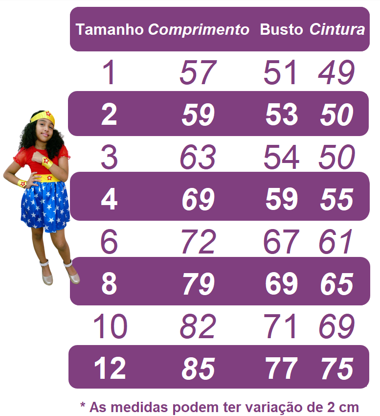 Vestido Infantil Mulher Maravilha C/ Cinto de Pérolas Festas