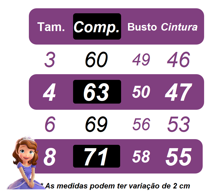 Vestido Infantil Princesa Sôfia C/ Cinto de Pérolas Festas