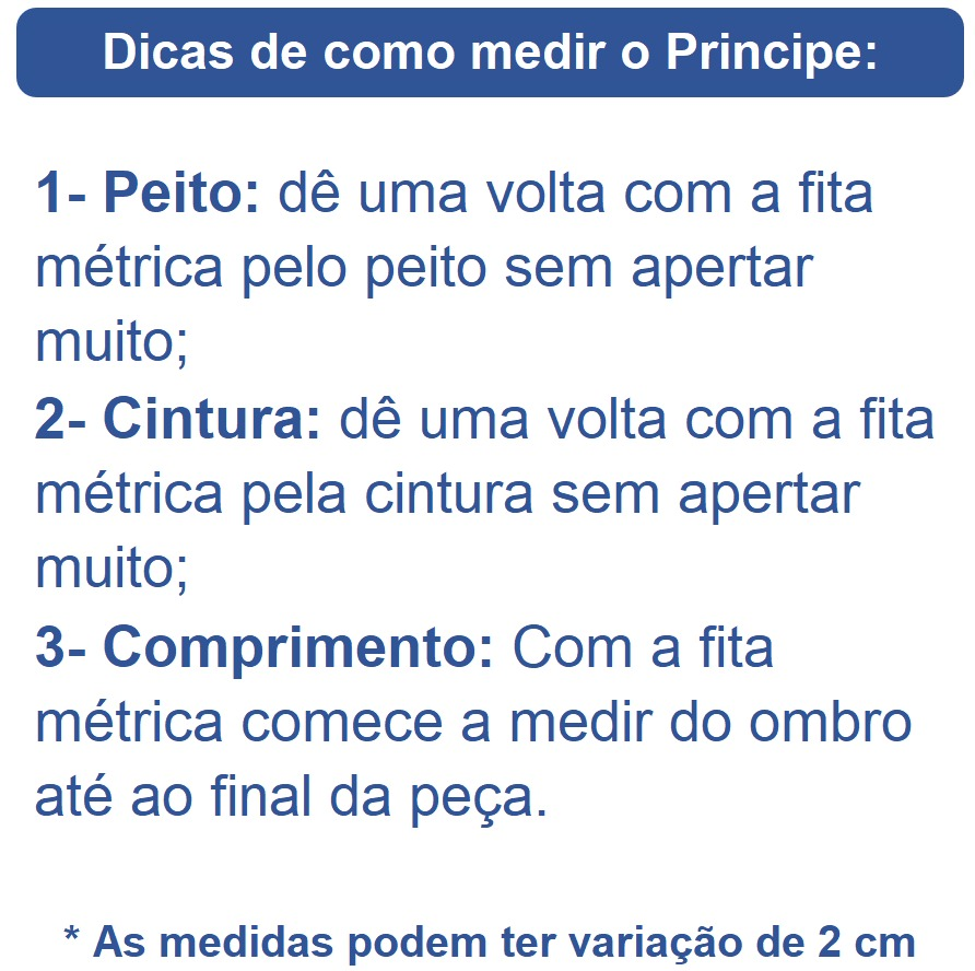 Conjunto Fantasia de Príncipe Luxo Festas
