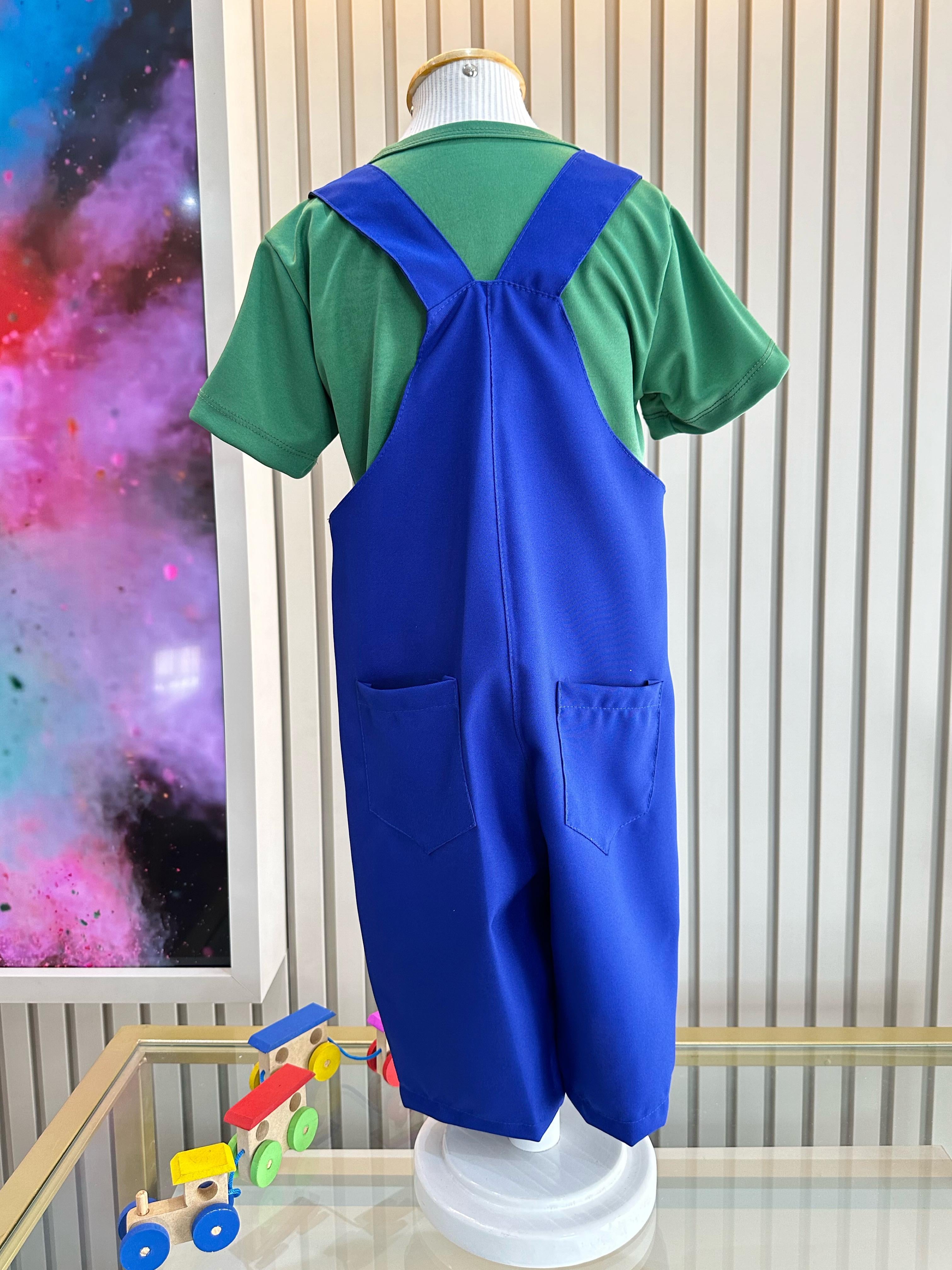 Conjunto Fantasia Infantil Luigi Festas