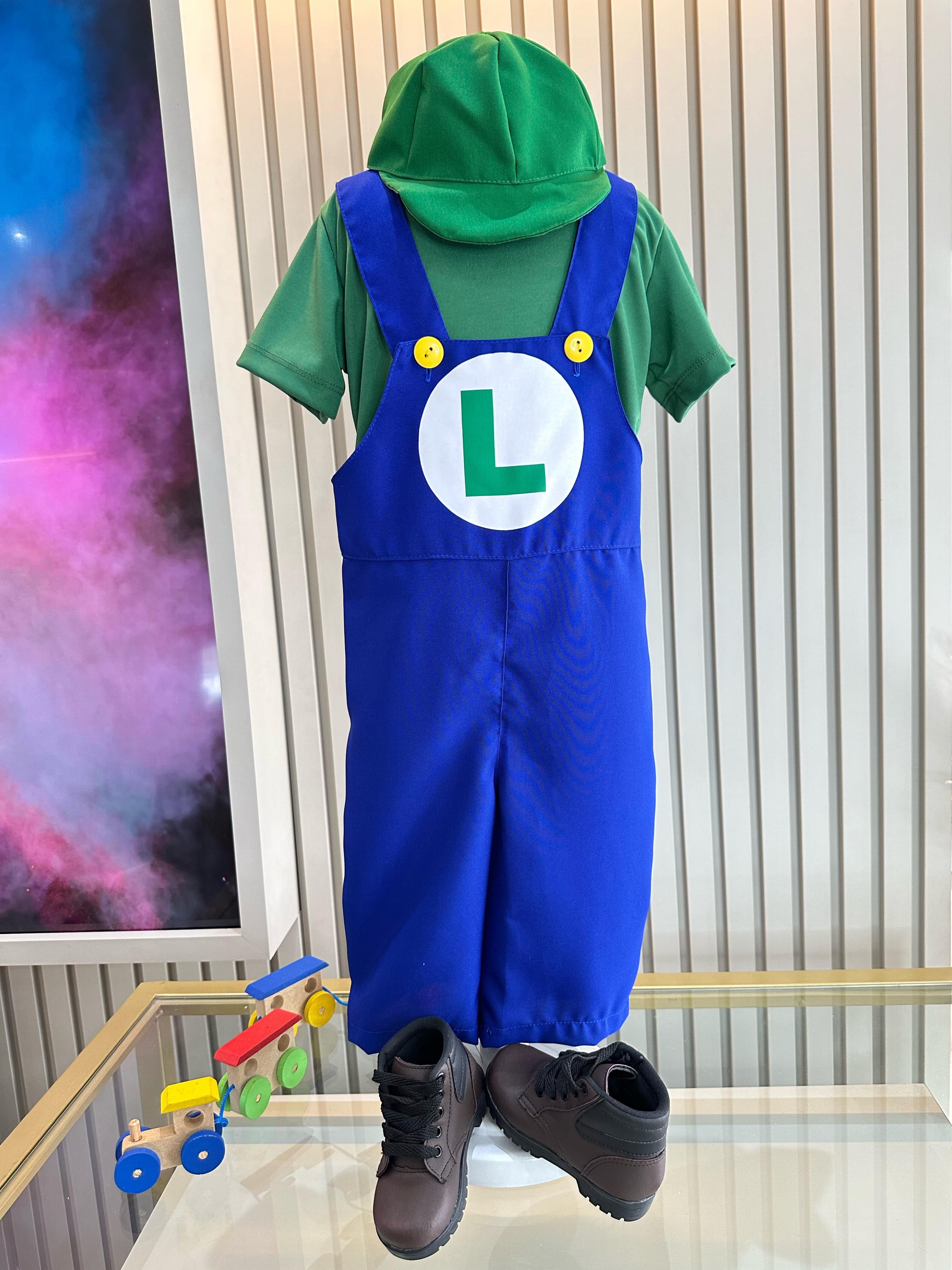 Conjunto Fantasia Infantil Luigi Festas
