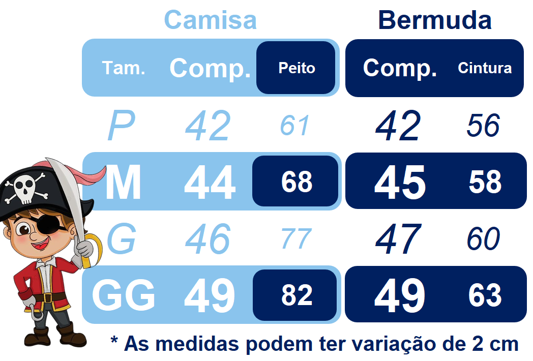 Fantasia Infantil Capitão Pirata C/ Faixa Bandana Tapa Olho
