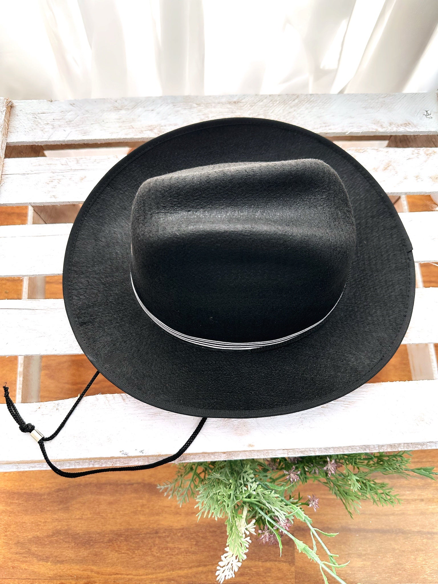 Chapéu Infantil Texano Preto Festa