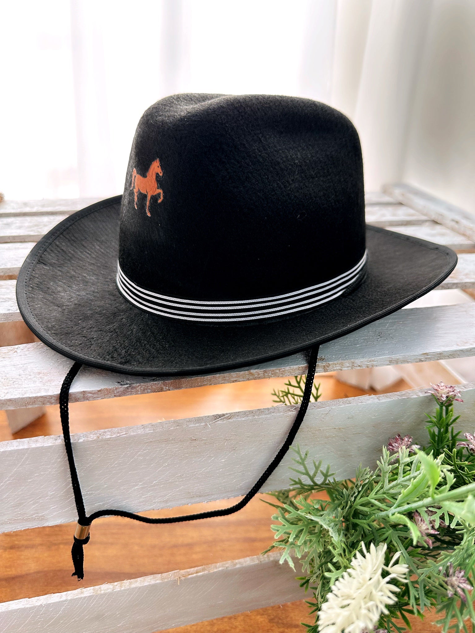 Chapéu Infantil Texano Preto Festa