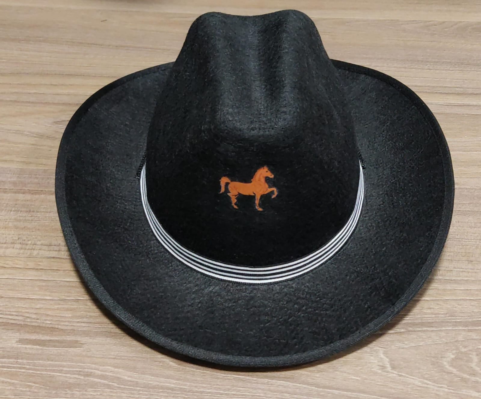 Chapéu Infantil Texano Preto Festa