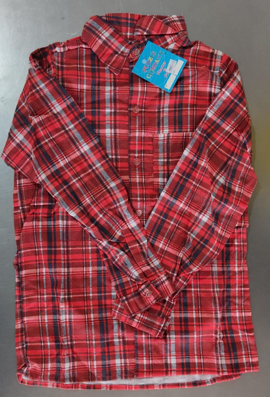 Camisa Xadrez Junino Branco Vermelho Azul Preto