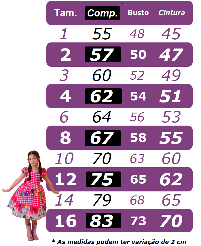 Vestido Infantil Junino Festa São João Rosa Xadrez Girassol