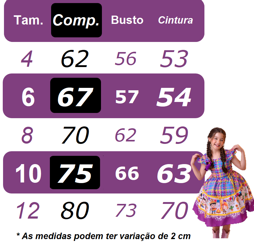 Vestido Junino Arraiá Rosa Colorido Saia C/ Babados Luxo