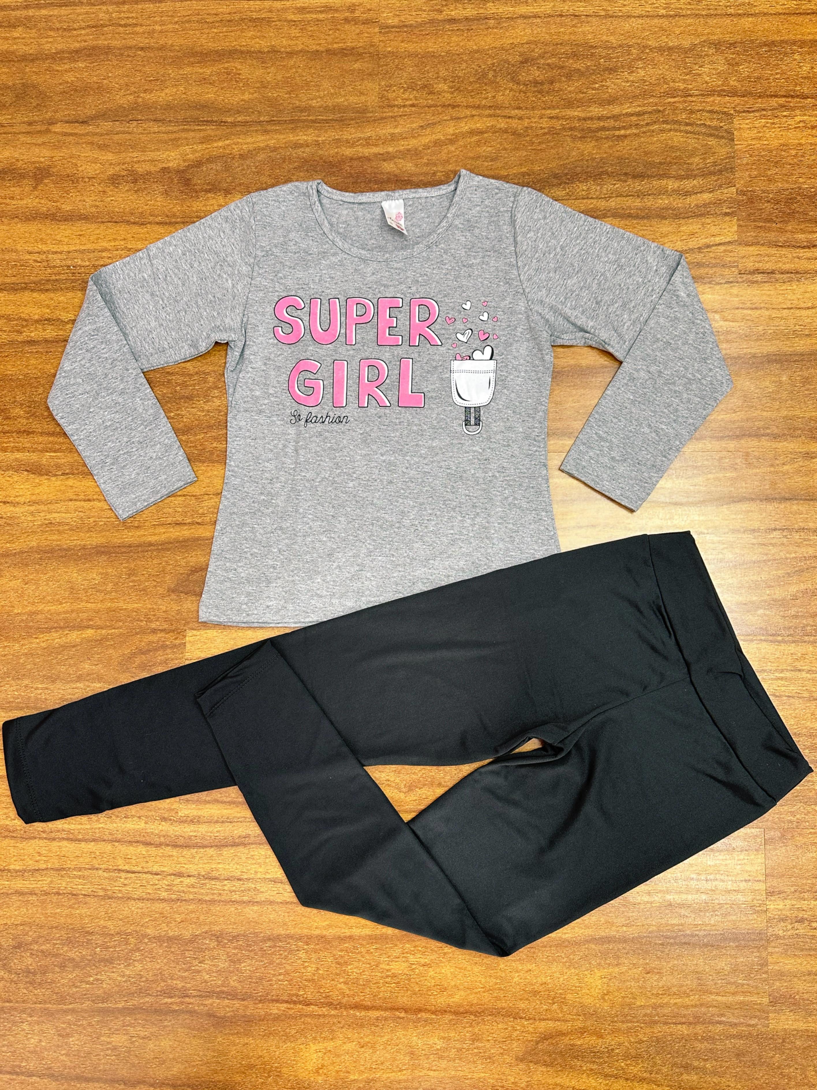 Kit Analê Conjunto Juvenil Com Estampas do 10 ao 16