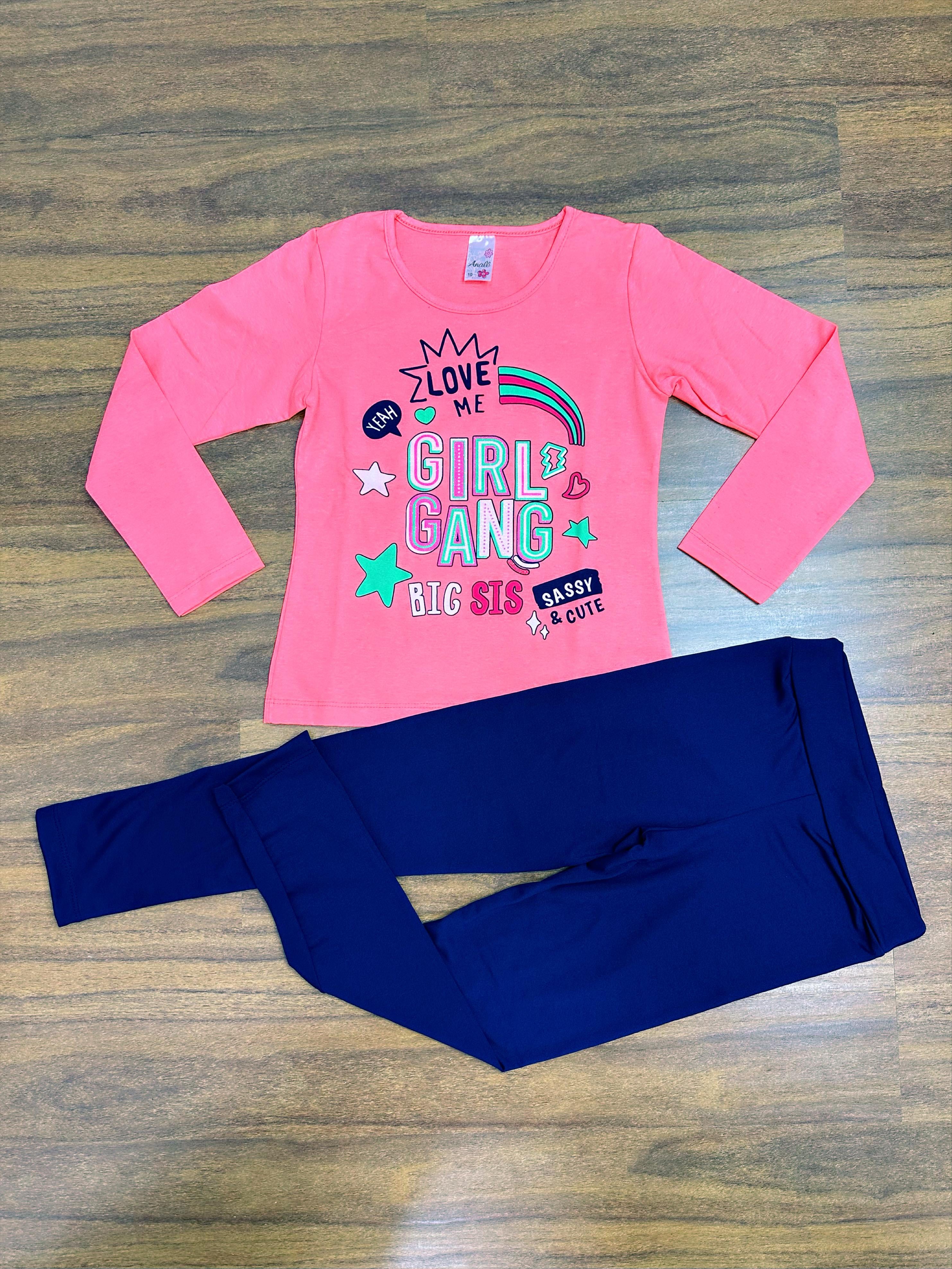 Kit Analê Conjunto Juvenil Com Estampas do 10 ao 16