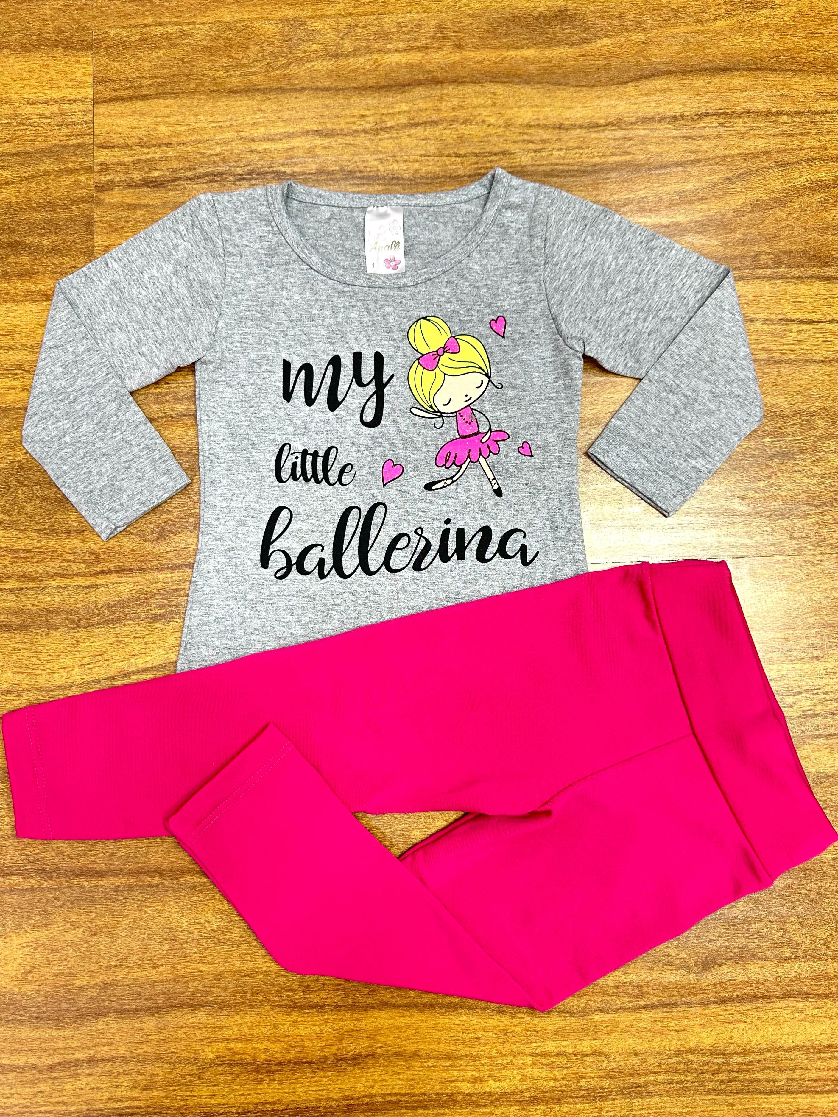 Kit Analê Conjunto Meninas Com Estampas do 1 ao 8