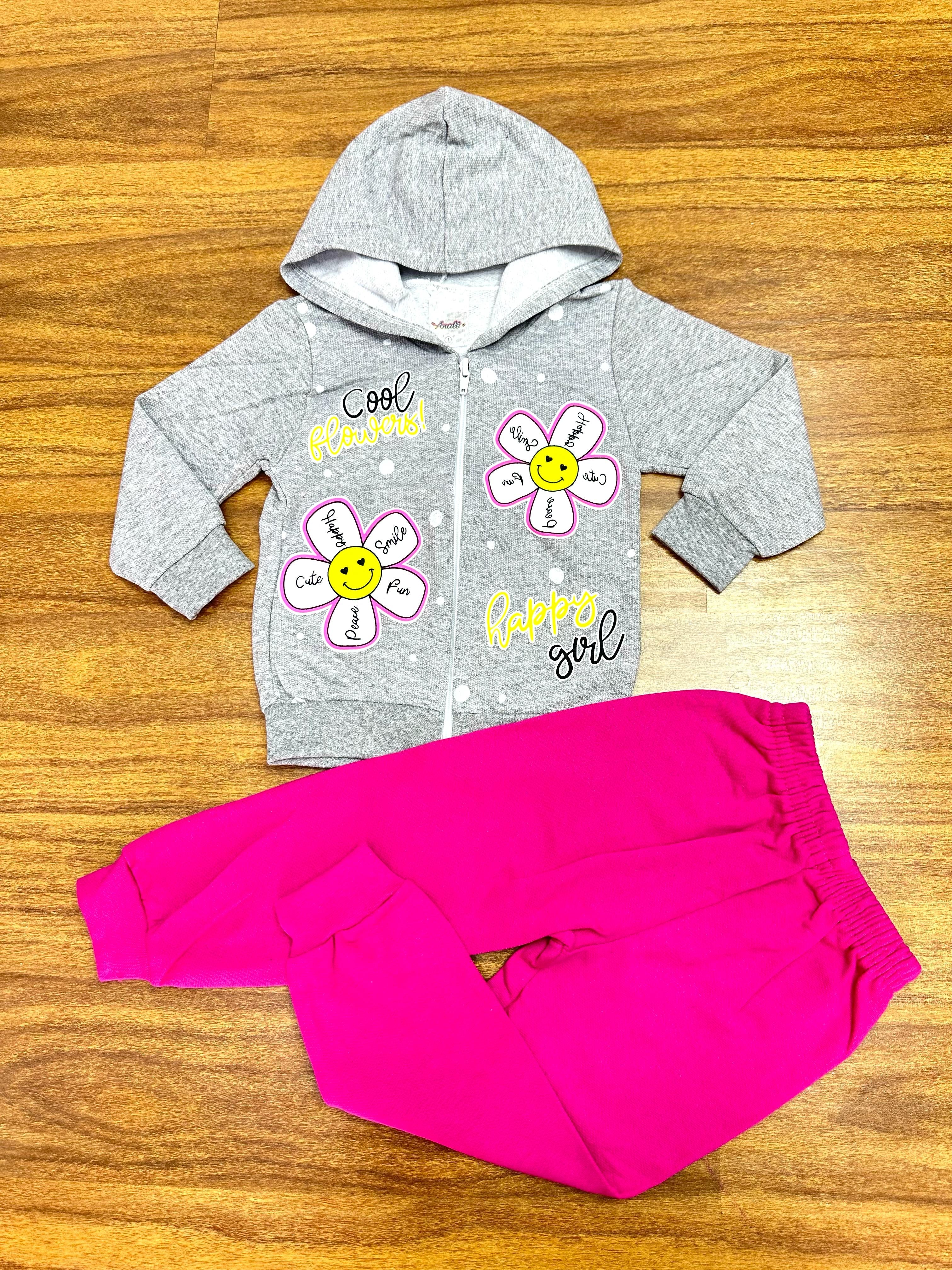 Kit Analê Conjunto Moletom Meninas Estampas Variadas do 1 ao 8