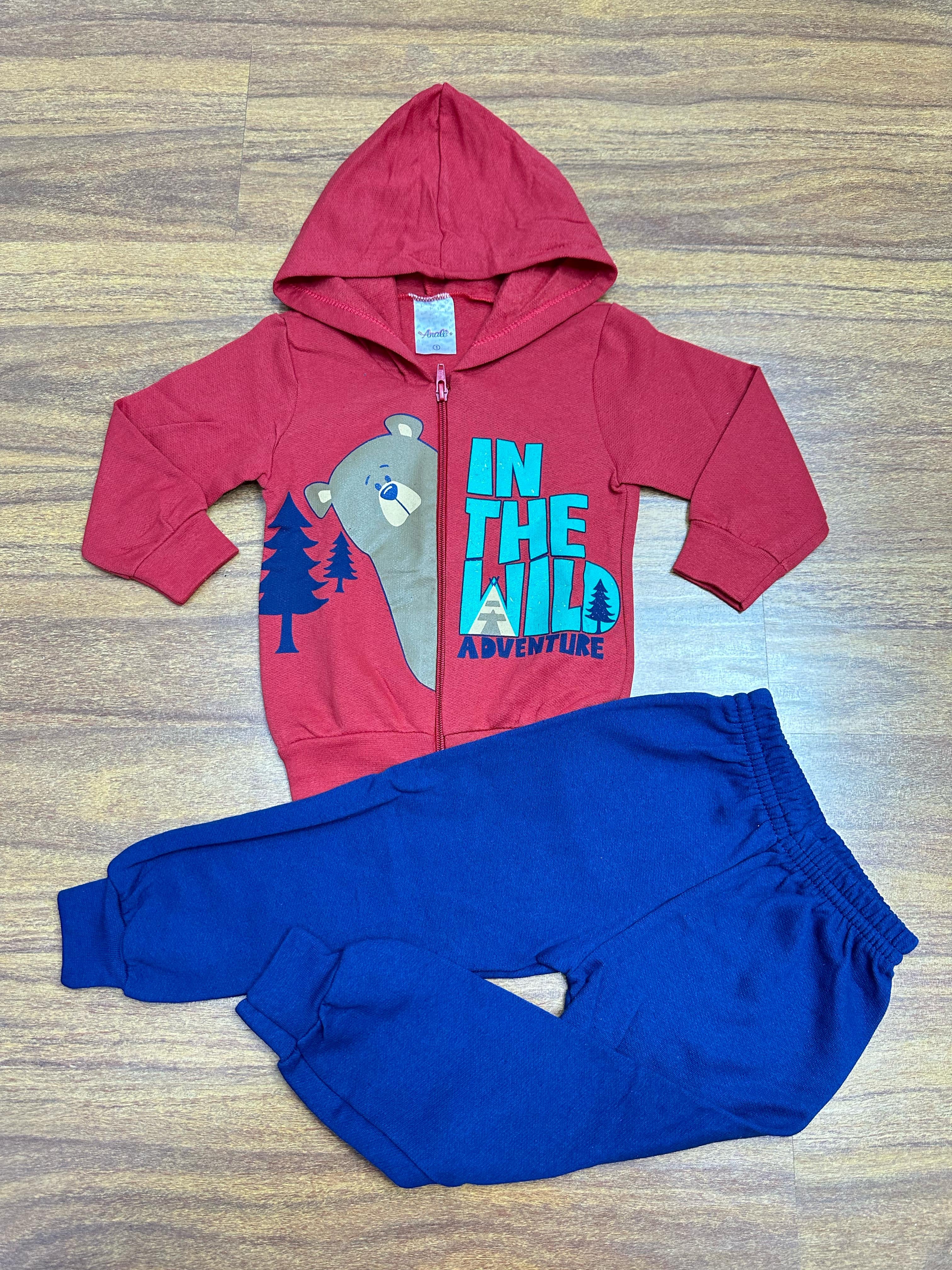 Kit Analê Conjunto Moletom Meninos Com Estampas do 1 ao 8