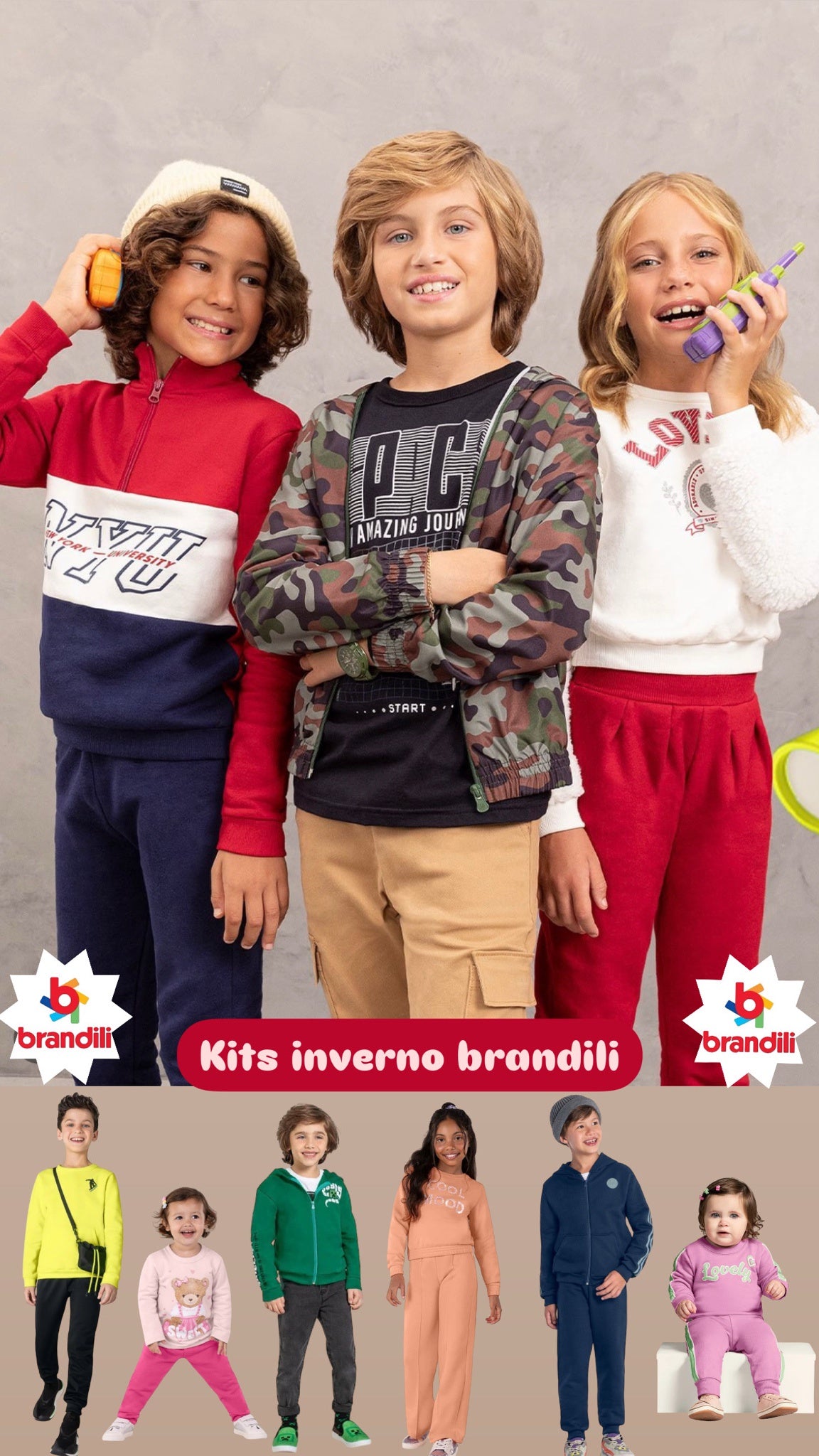 Kit Brandili Inverno 16 peças