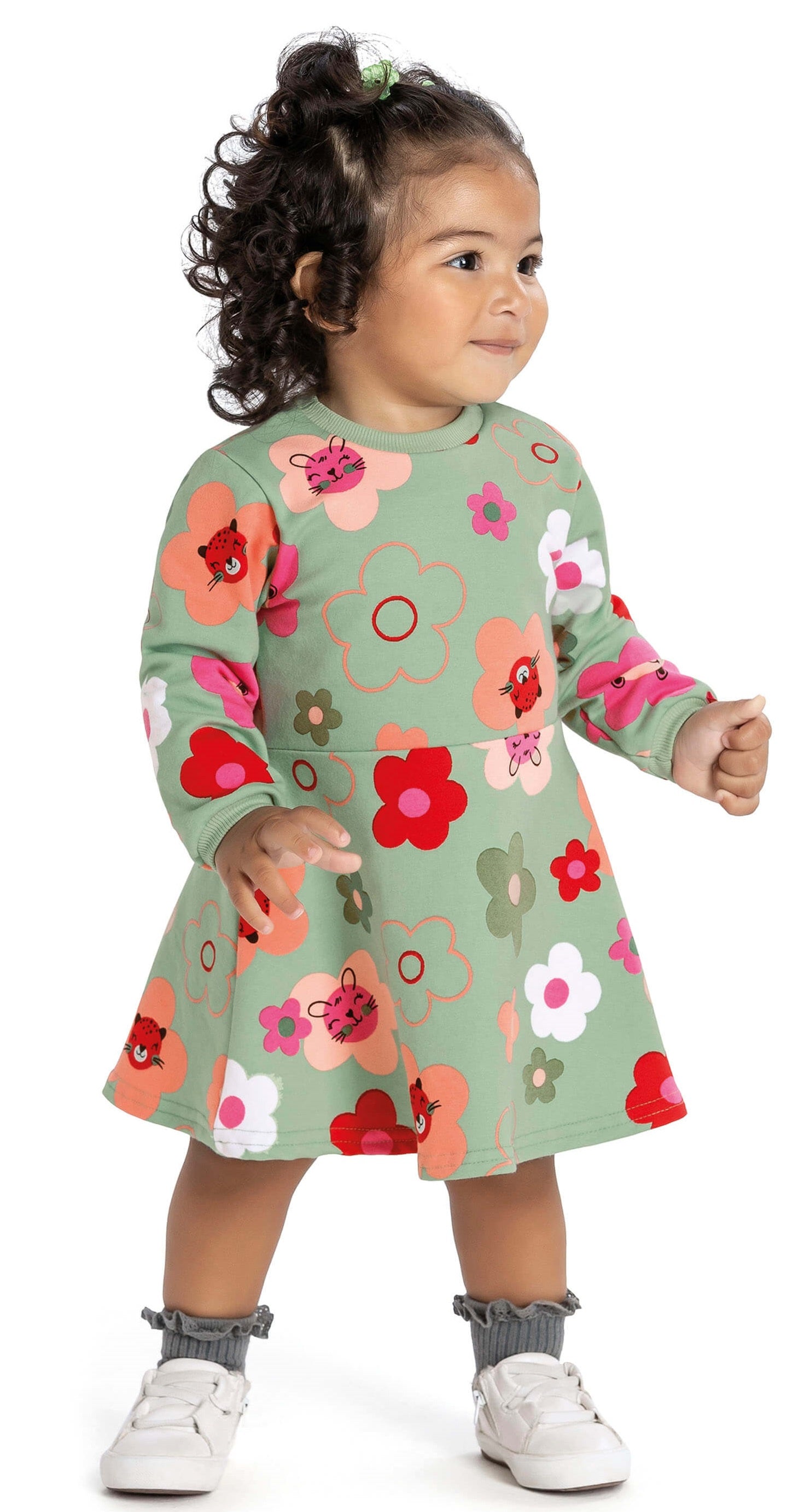 Kit Elian Meninas Infantil 10 Peças Variadas do 1 ao 4