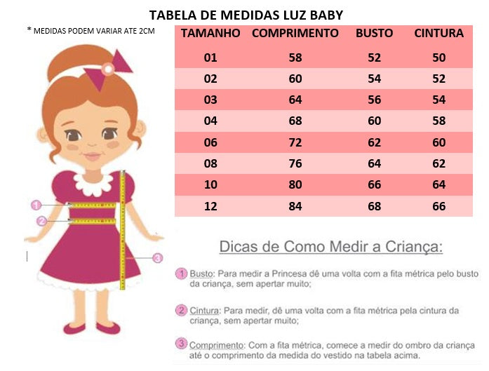 Vestido Infantil Lady Bug Branco e Vermelho com Lacinho
