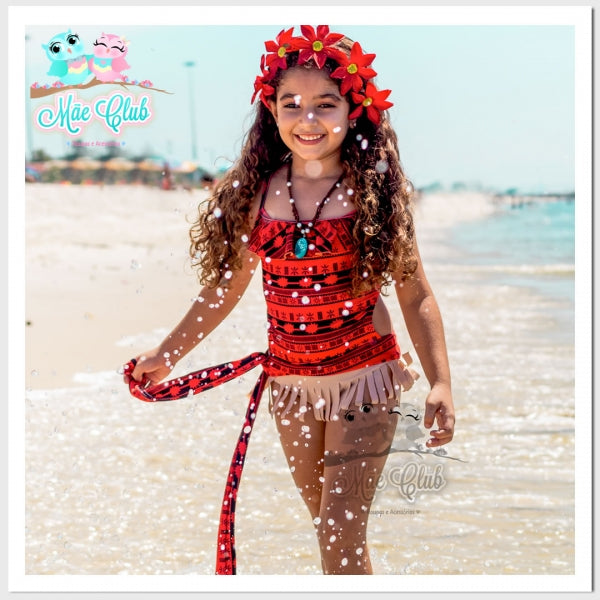 Maiô Infantil Moana  4 anos