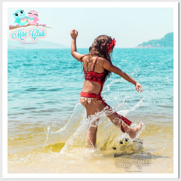 Maiô Infantil Moana  4 anos