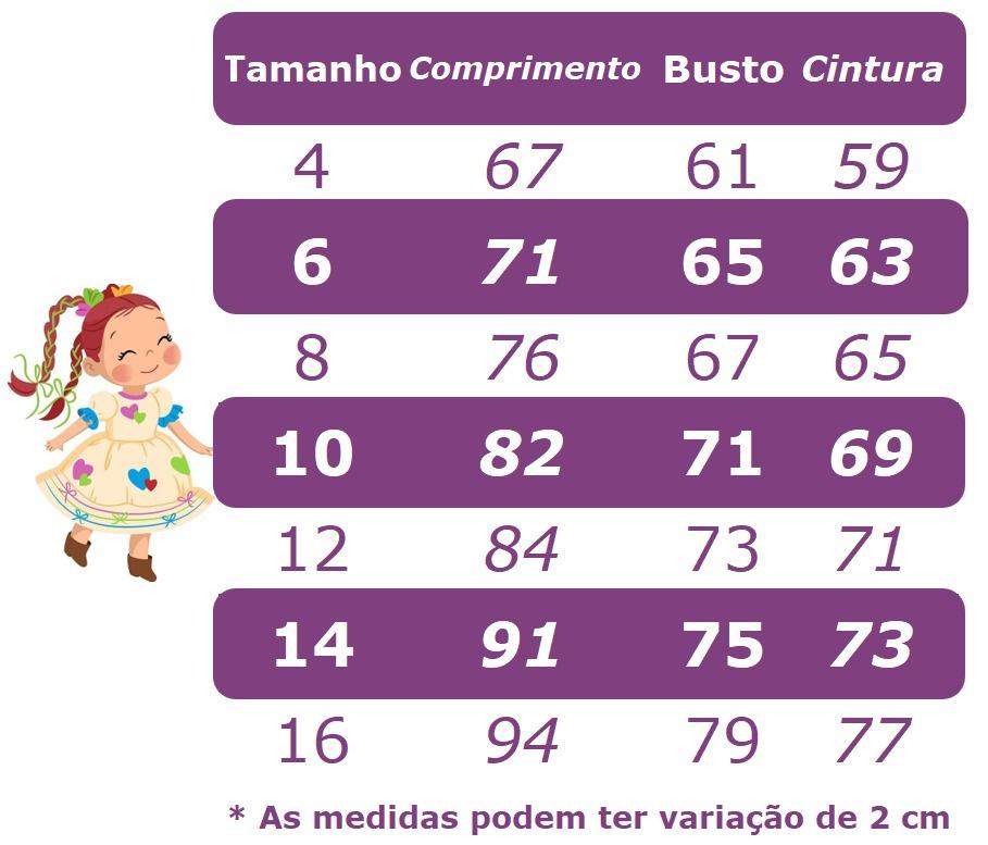 Fantasia Infantil Junino Azul Estampa de Fogueiras Folia
