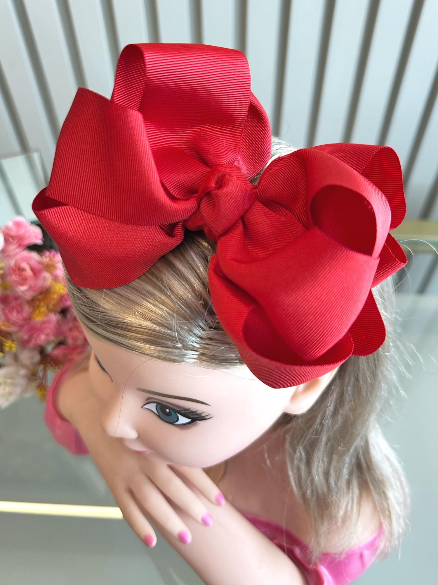 Tiara Infantil Vermelho Maxx Nó