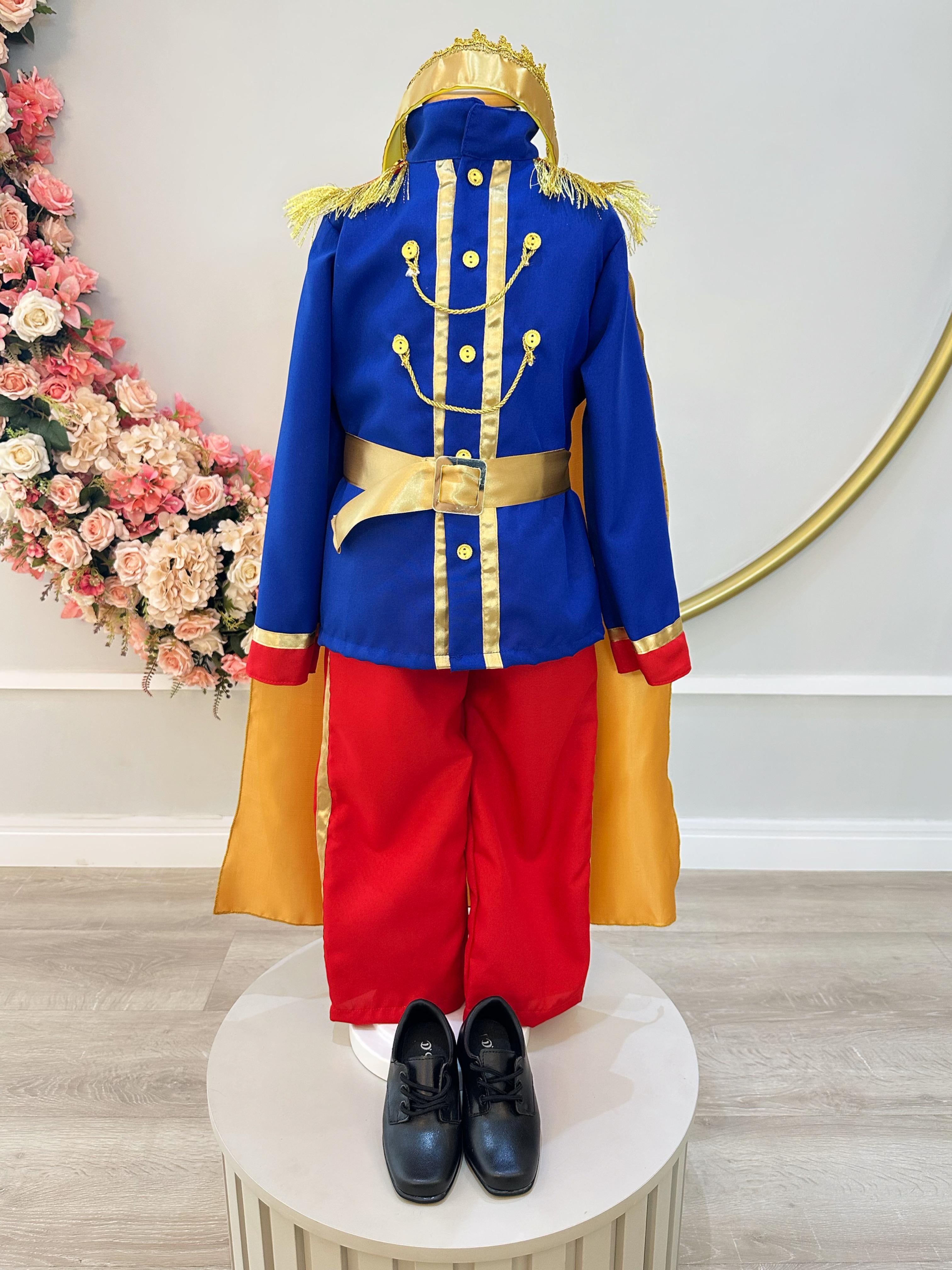Conjunto Fantasia de Príncipe Festas Luxo