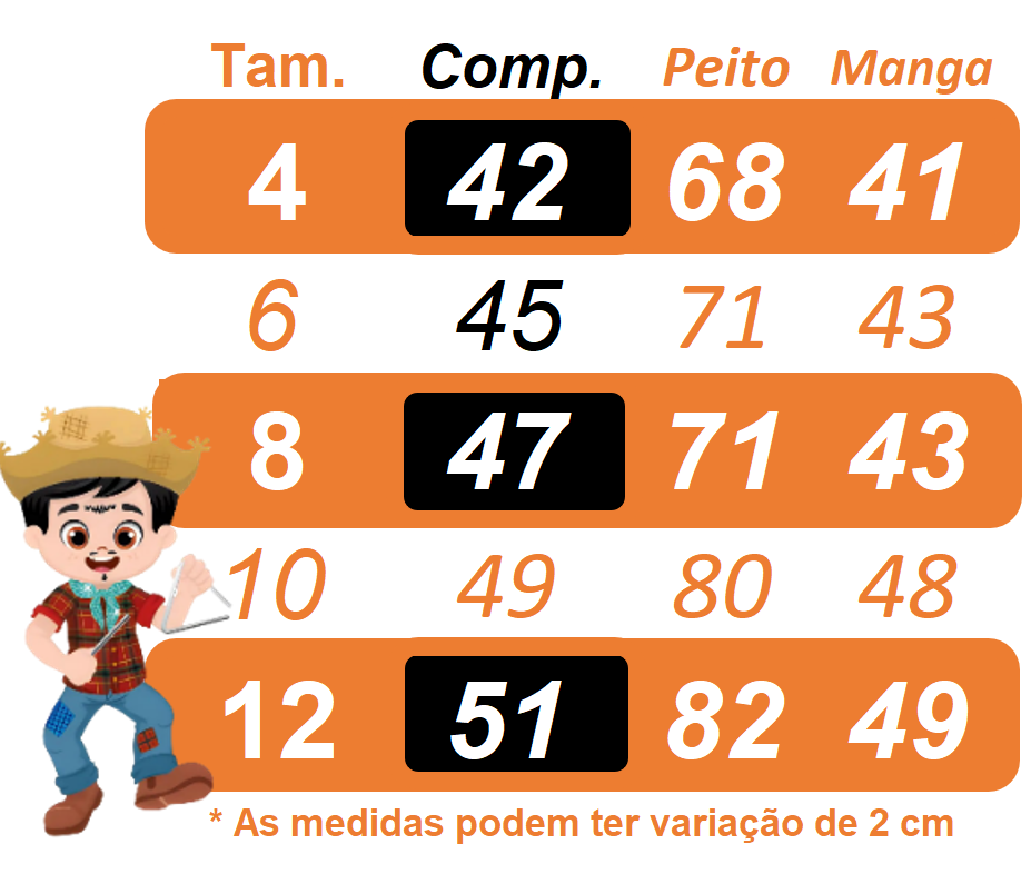 Camisa Flanelada Xadrez Junino Verde e Vermelho C/ Lenço e Gravata