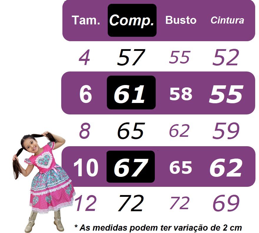 Vestido Infantil Junino Caipira Folia Girassol Xadrez Rosa