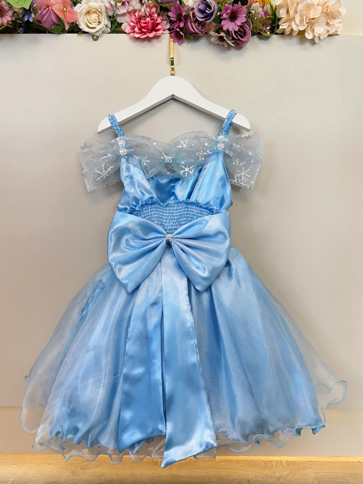 Vestido Infantil Princesas Frozen Elsa Anna C/ Capa Festas