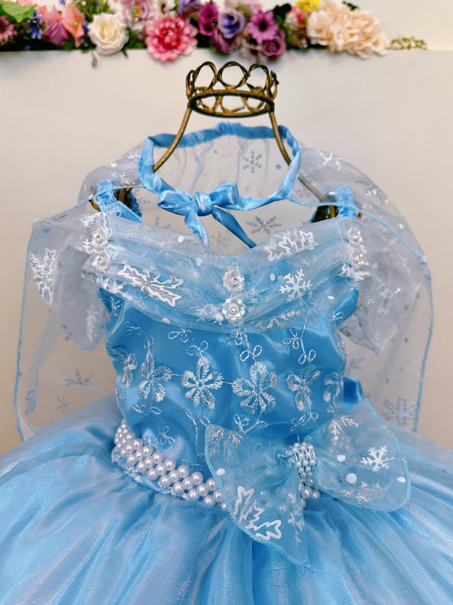 Vestido Infantil Princesas Frozen Elsa Anna C/ Capa Festas