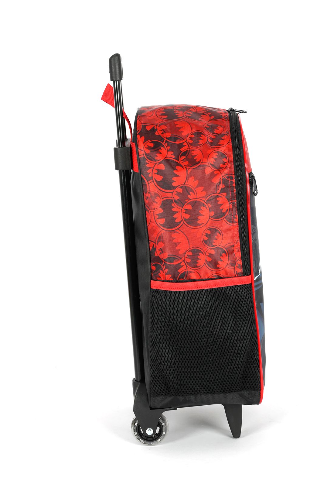 Kit Mochila Infantil Rodinhas Batman e Robin + Lancheira Preta