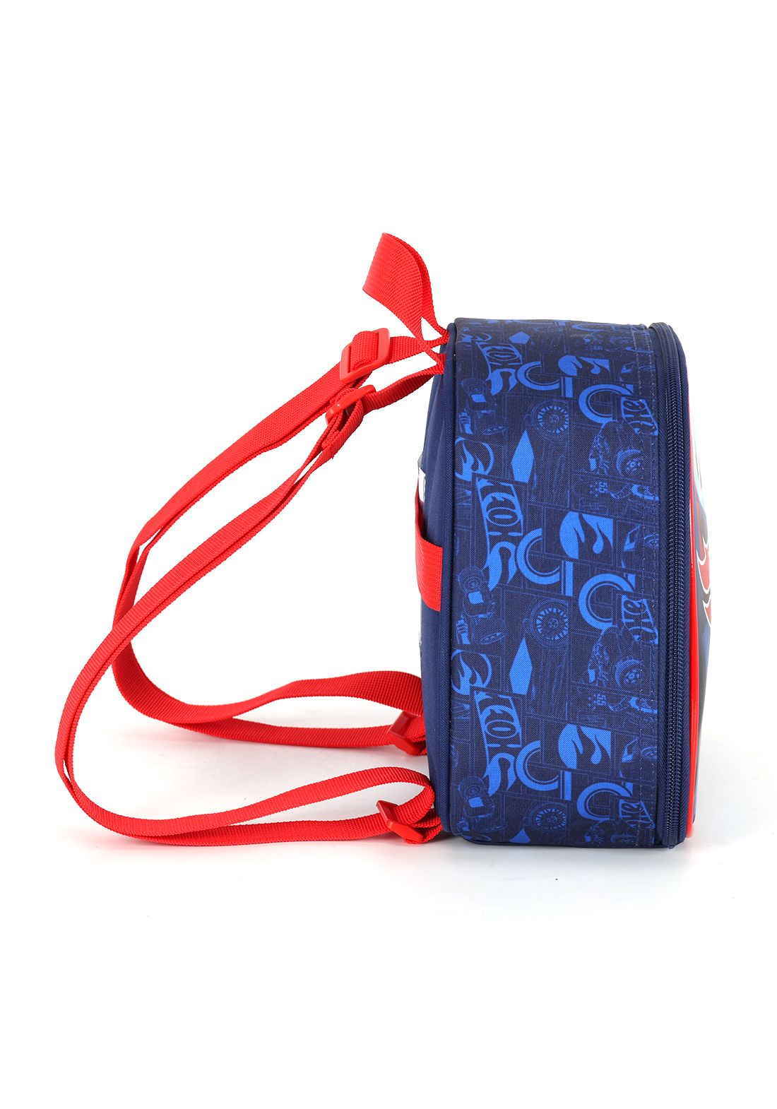 Lancheira Infantil Hotwheels Preta e Vermelha