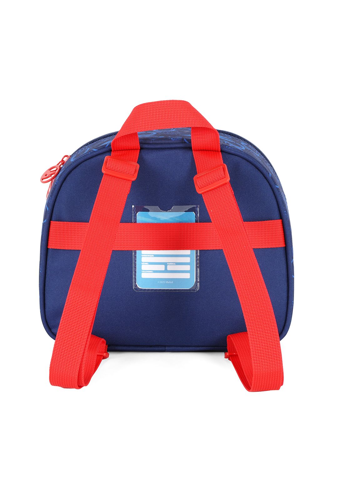 Lancheira Infantil Hotwheels Preta e Vermelha